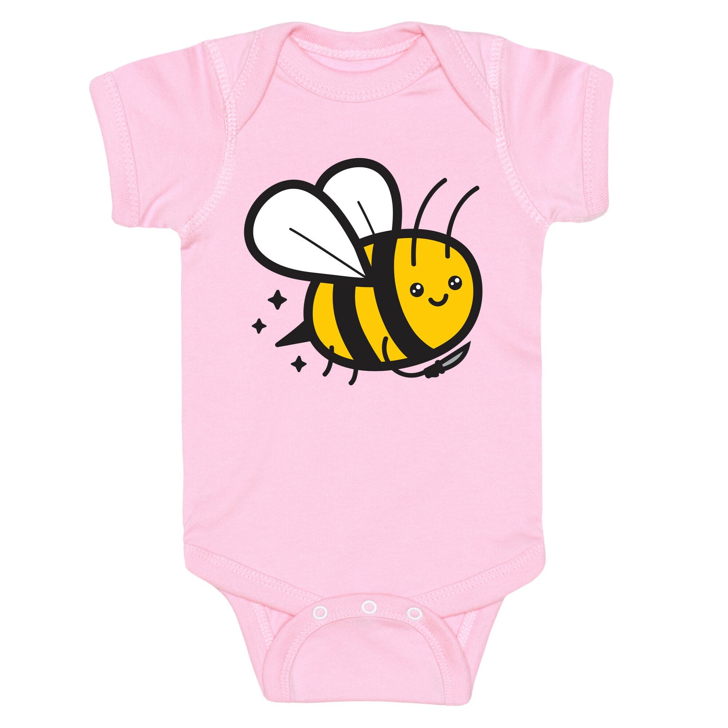 Bee With Knife Baby One Piece