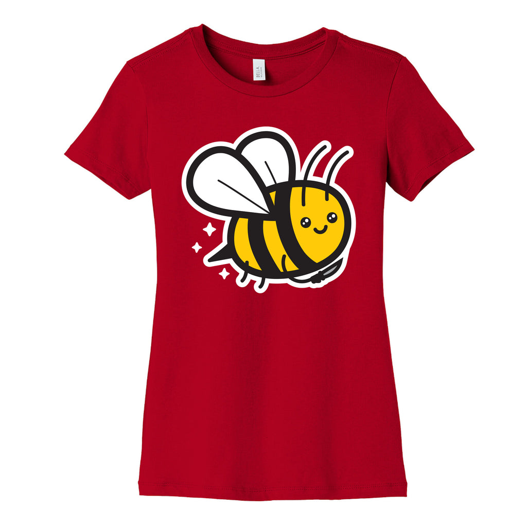 Bee With Knife Women's Cotton Tee