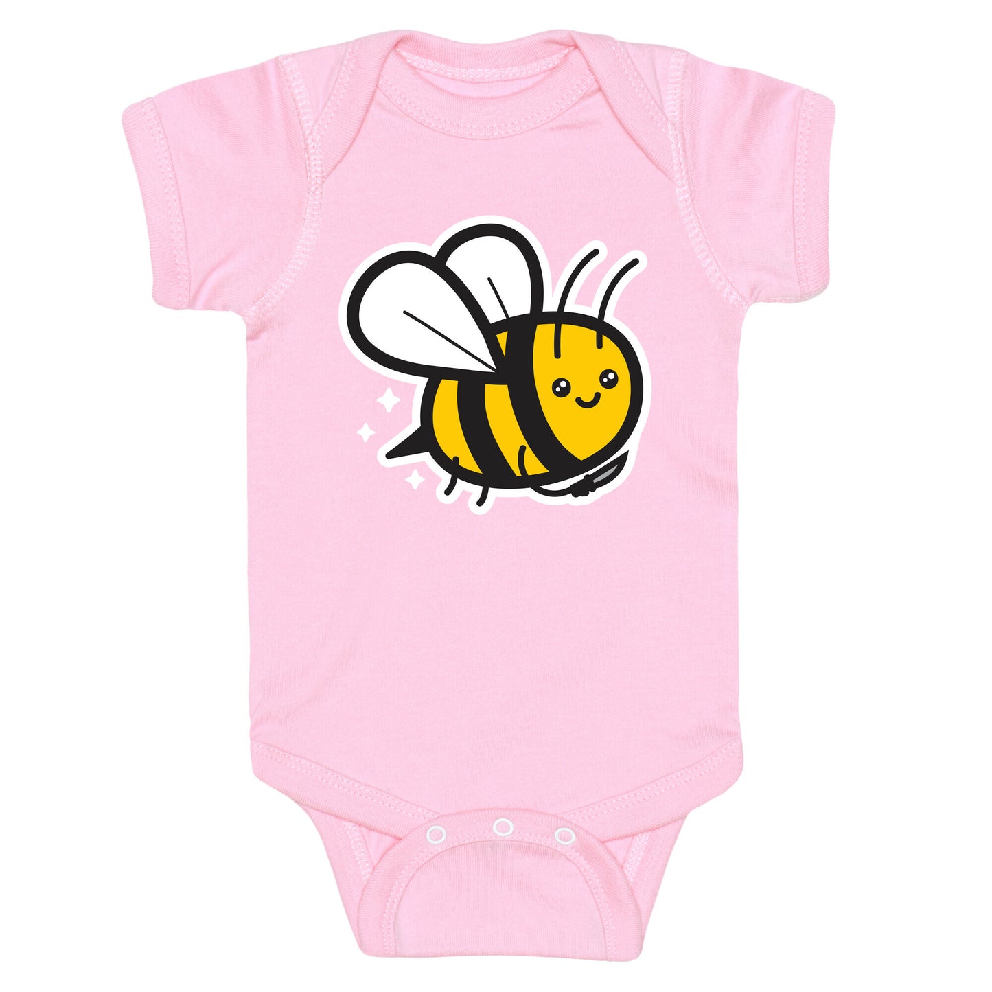 Bee With Knife Baby One Piece