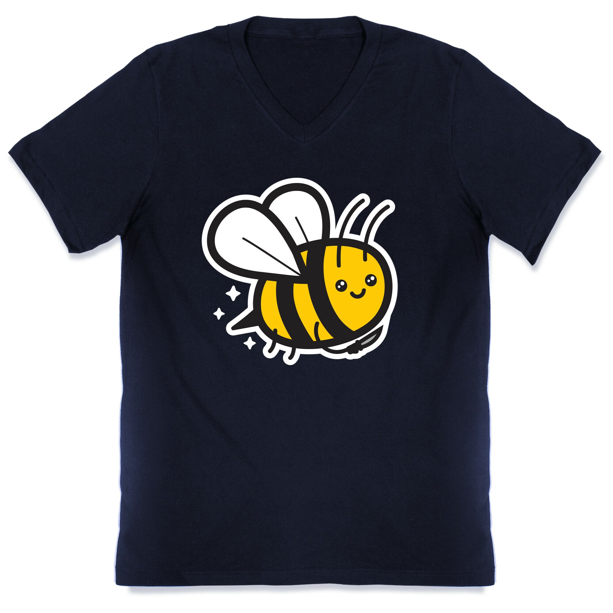 Bee With Knife V-Neck