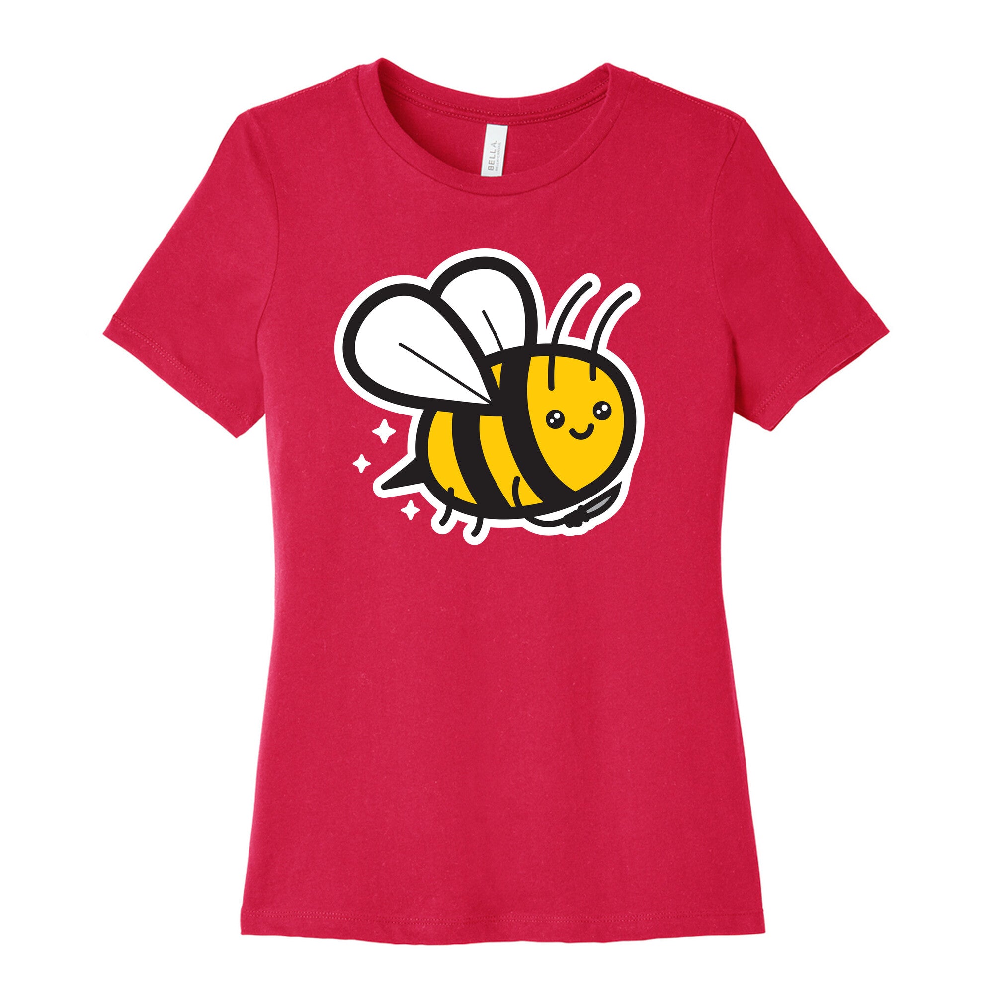 Bee With Knife Women's Cotton Tee