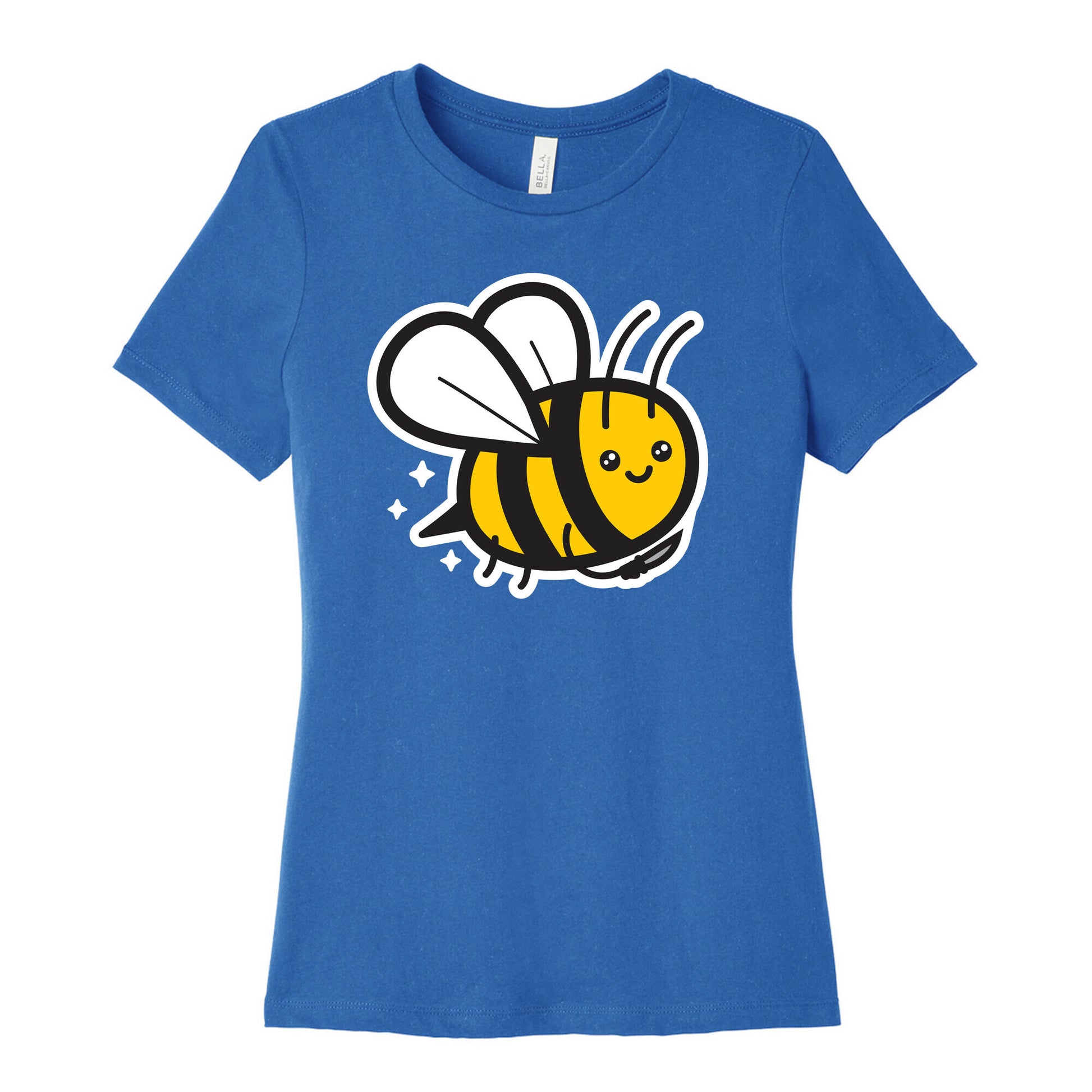 Bee With Knife Women's Cotton Tee