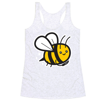 Bee With Knife Racerback Tank