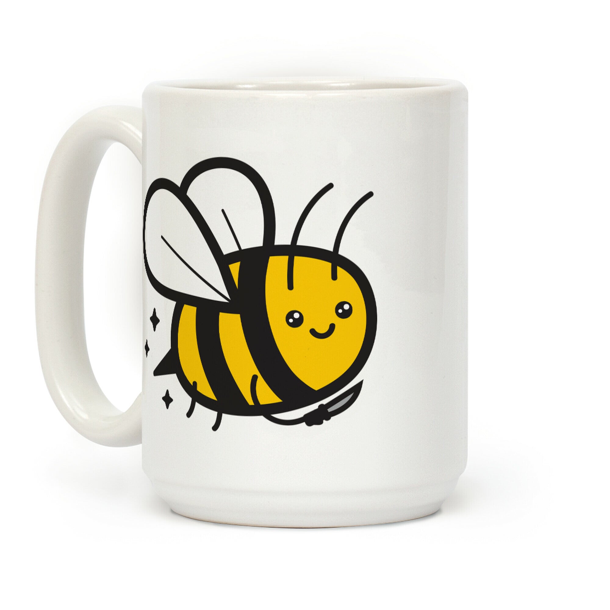 Bee With Knife Coffee Mug