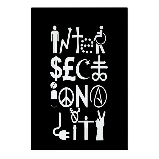 Intersectionality Vertical Garden Flag