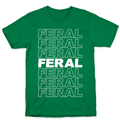 Feral Thank You Bag Parody T-Shirt