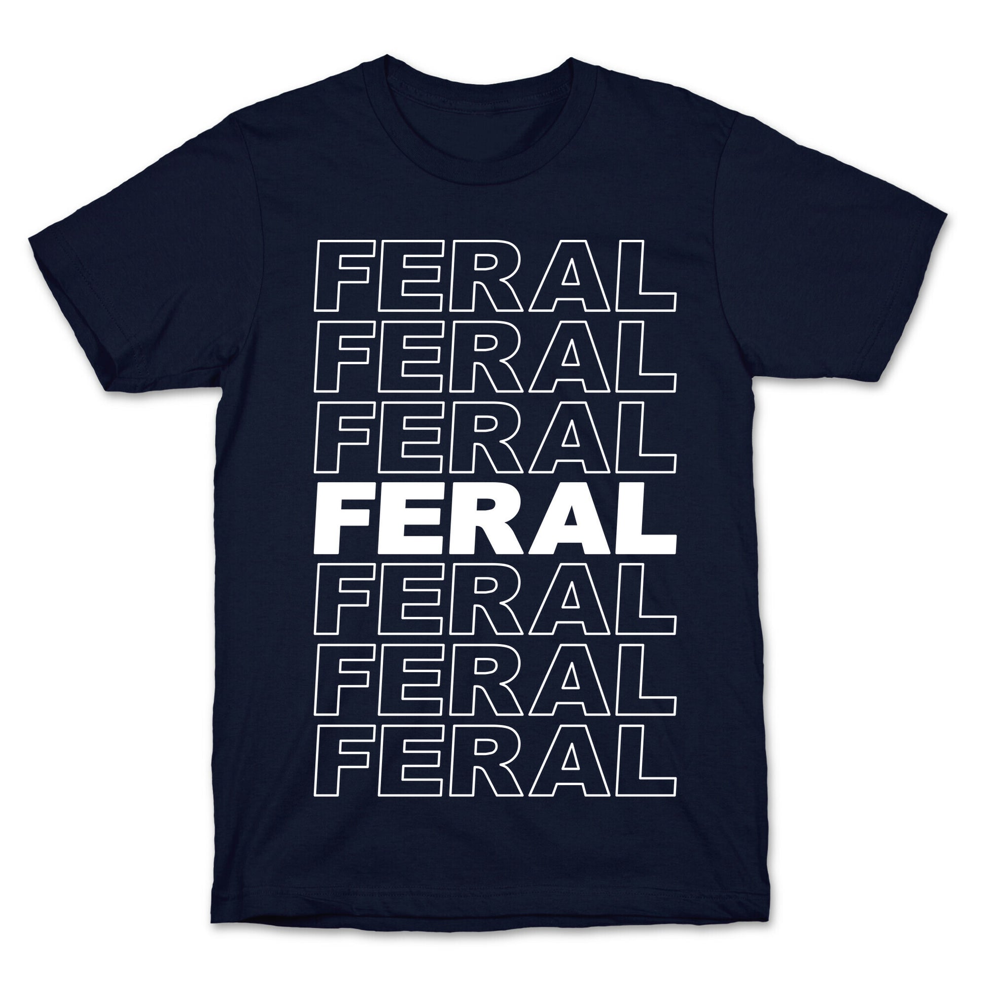 Feral Thank You Bag Parody T-Shirt