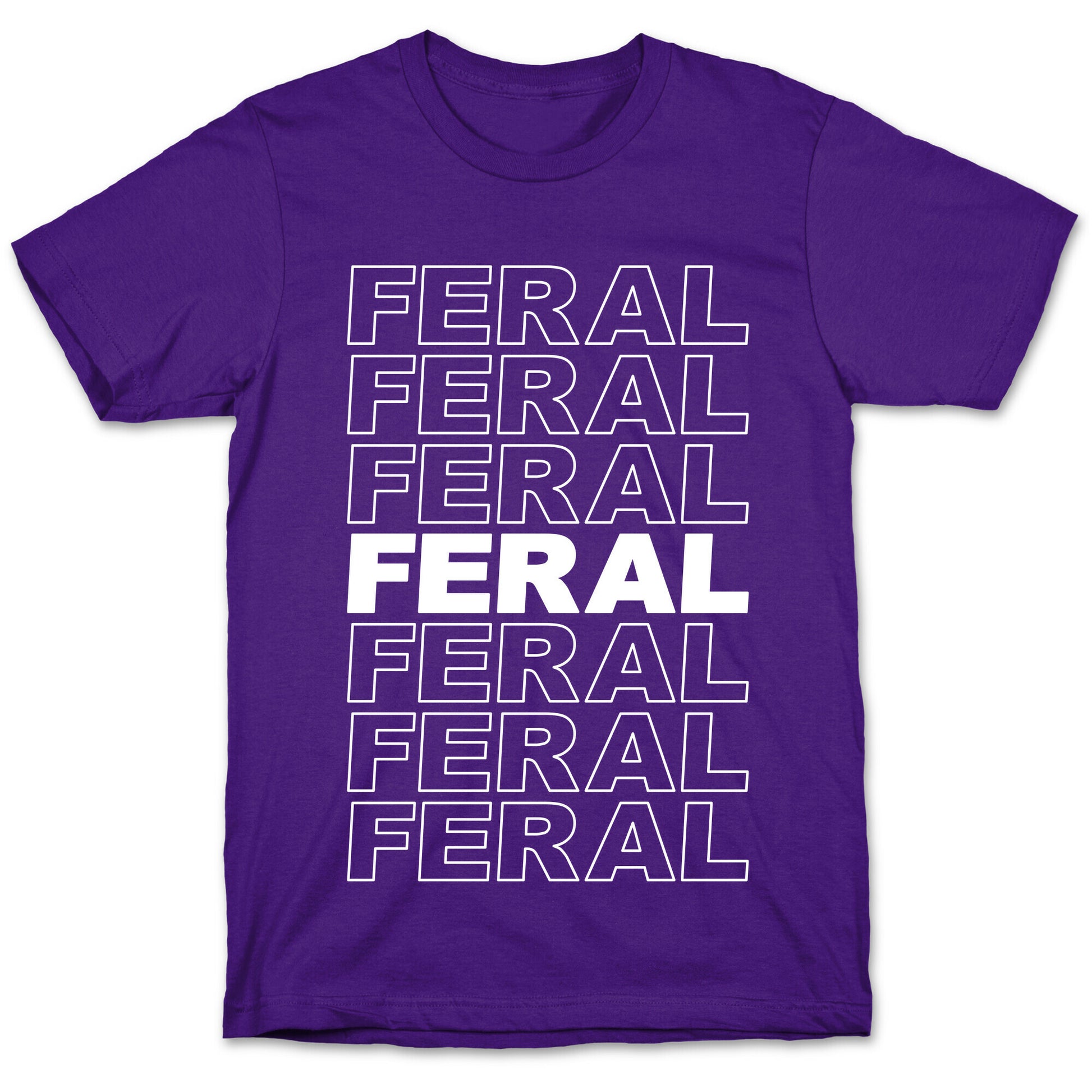 Feral Thank You Bag Parody T-Shirt