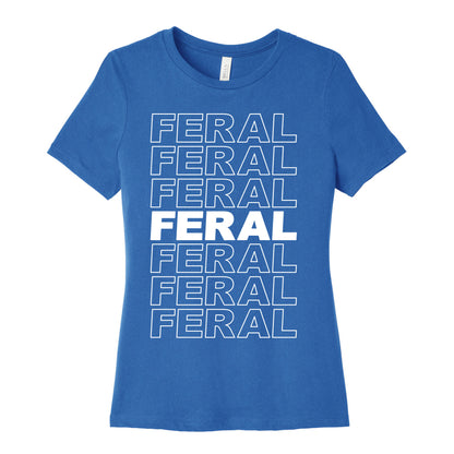 Feral Thank You Bag Parody Women's Cotton Tee