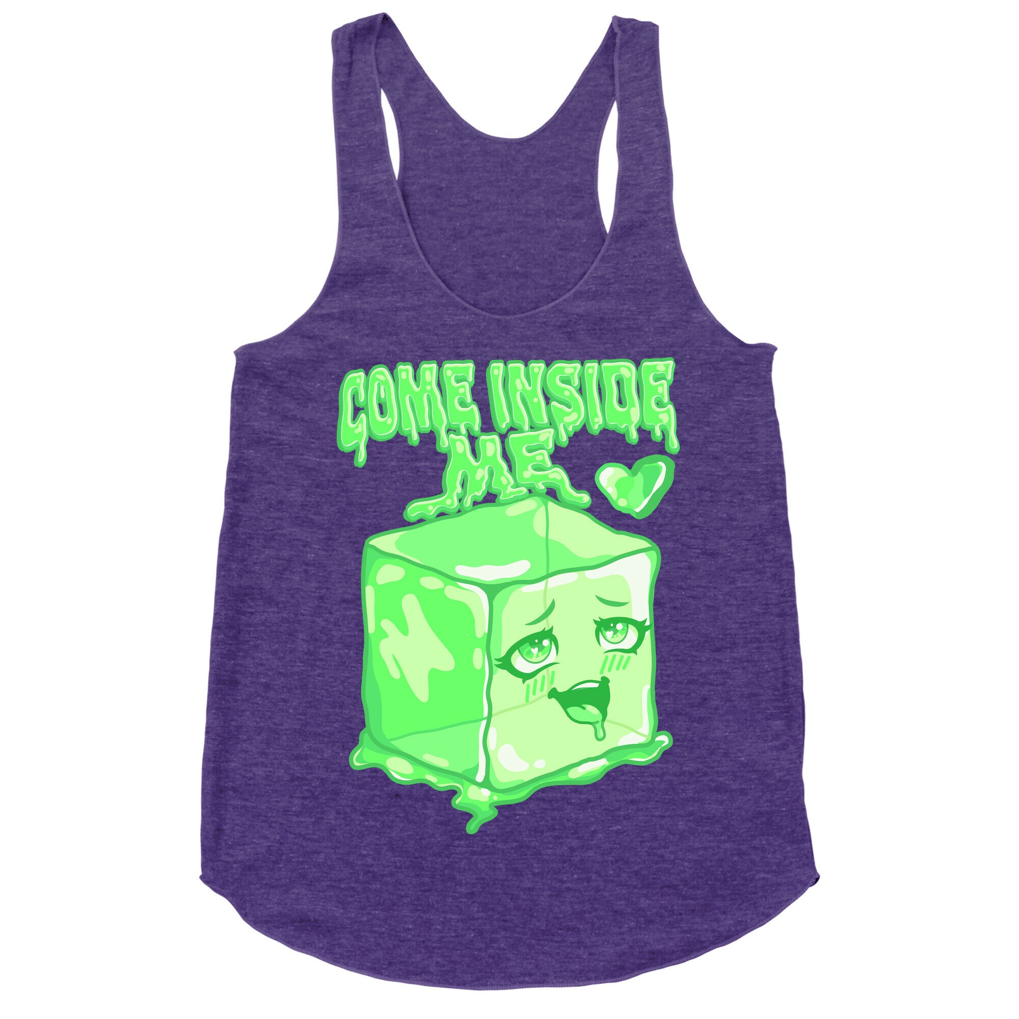 Come Inside Me Gelatinous Cube Racerback Tank