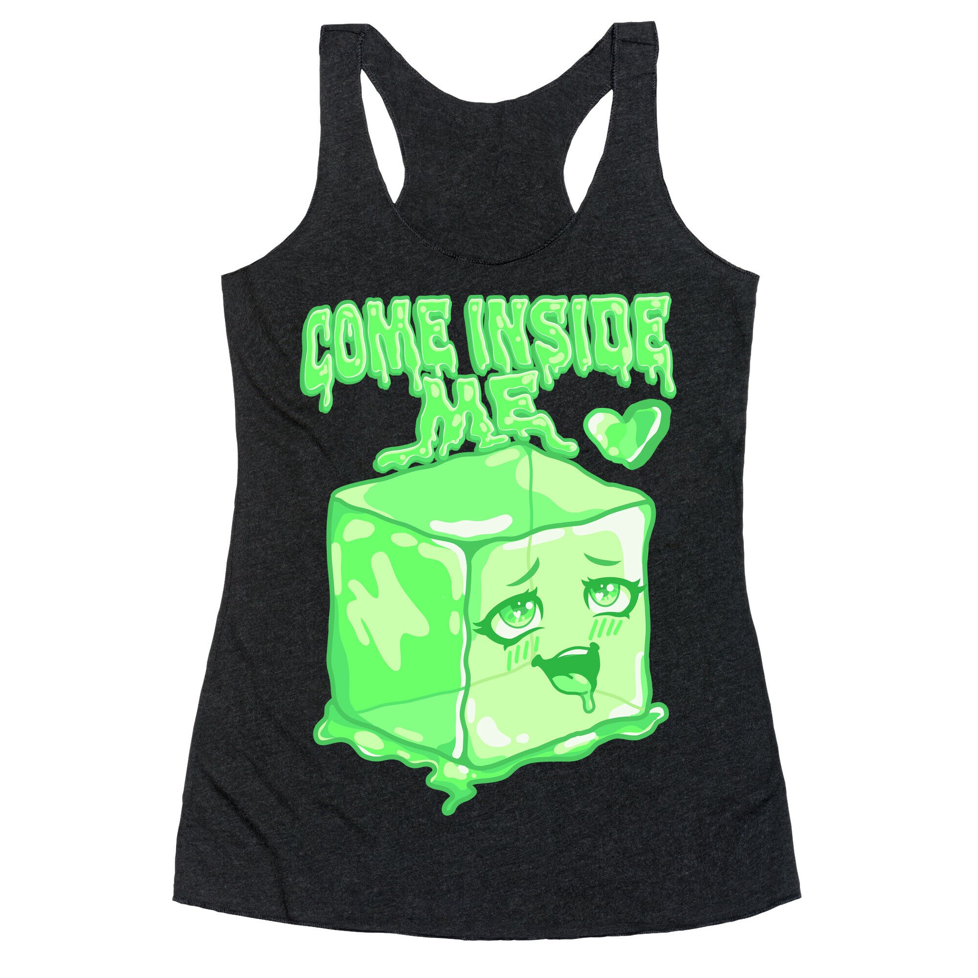 Come Inside Me Gelatinous Cube Racerback Tank