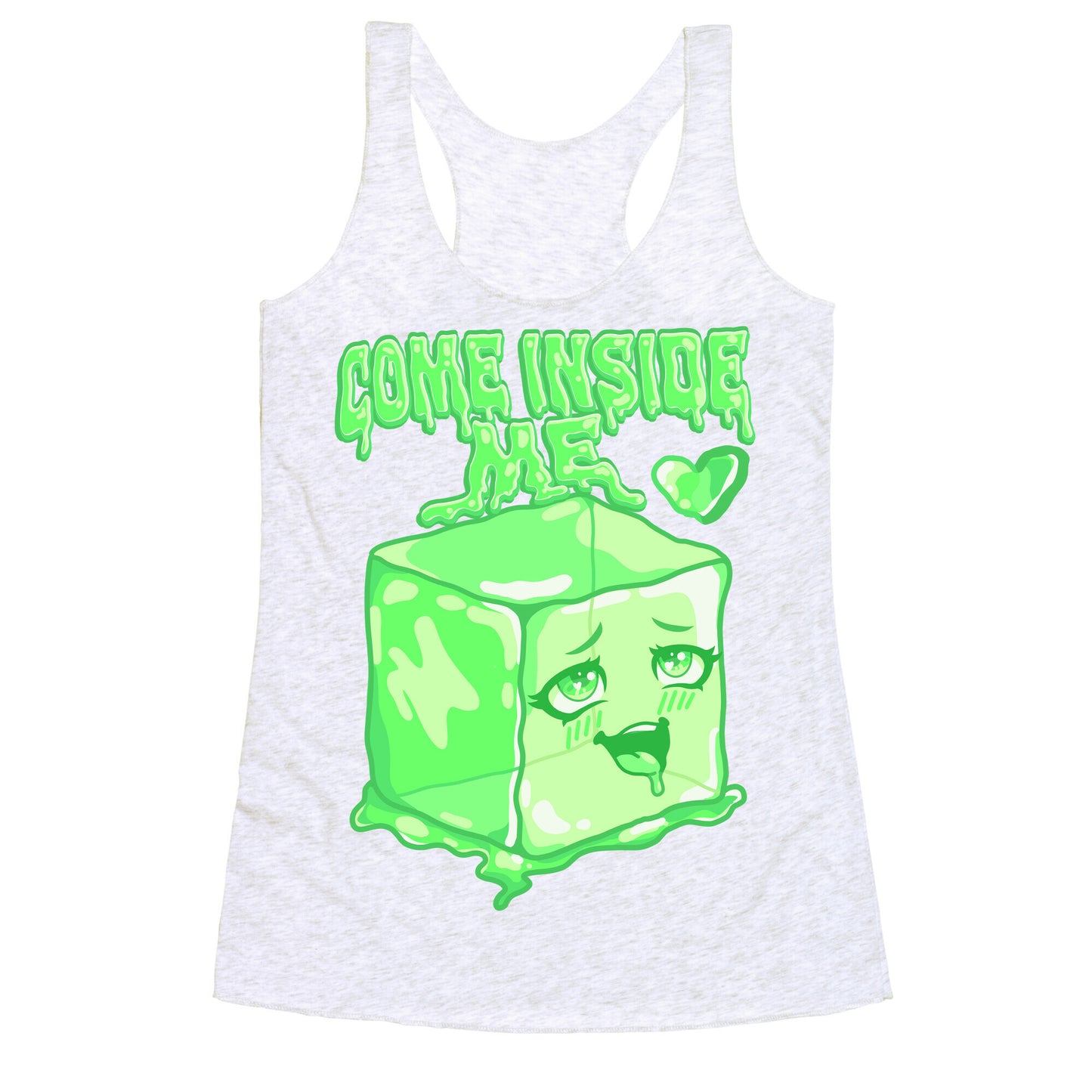 Come Inside Me Gelatinous Cube Racerback Tank