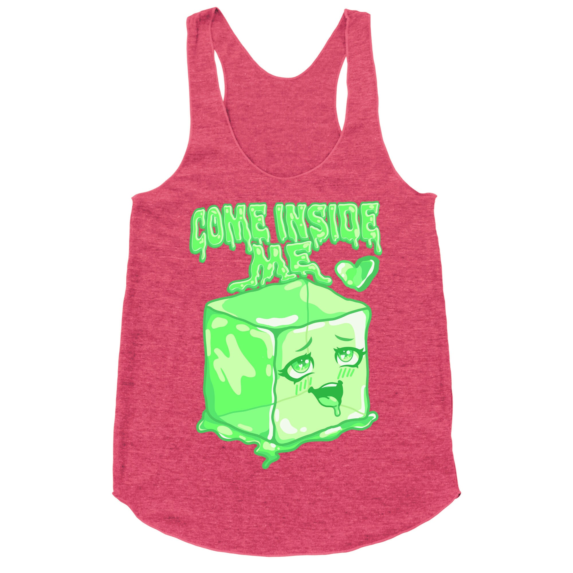 Come Inside Me Gelatinous Cube Racerback Tank