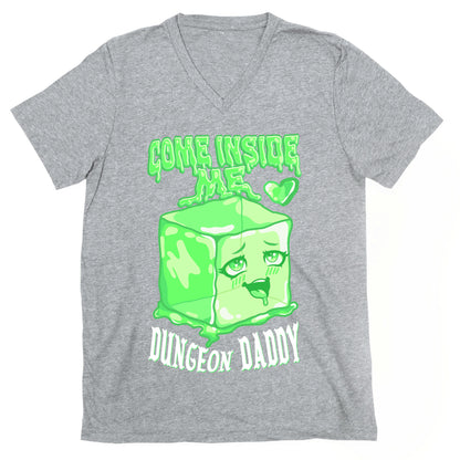 Come Inside Me Dungeon Daddy Gelatinous Cube V-Neck