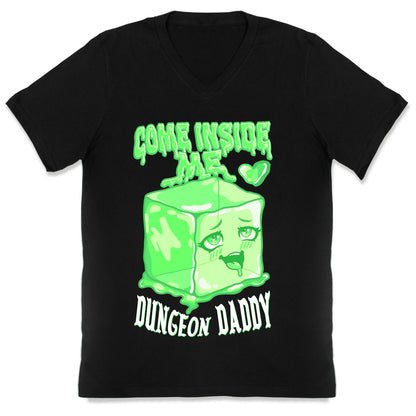 Come Inside Me Dungeon Daddy Gelatinous Cube V-Neck