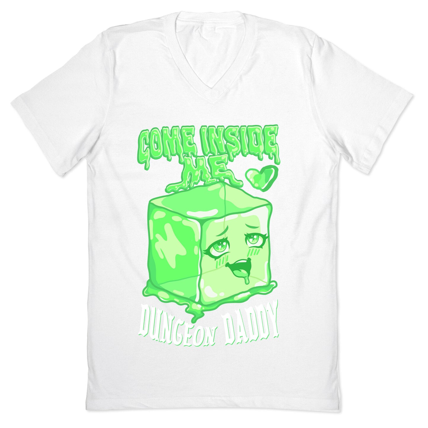 Come Inside Me Dungeon Daddy Gelatinous Cube V-Neck
