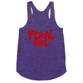 Feral Girl Metal Band Parody Racerback Tank