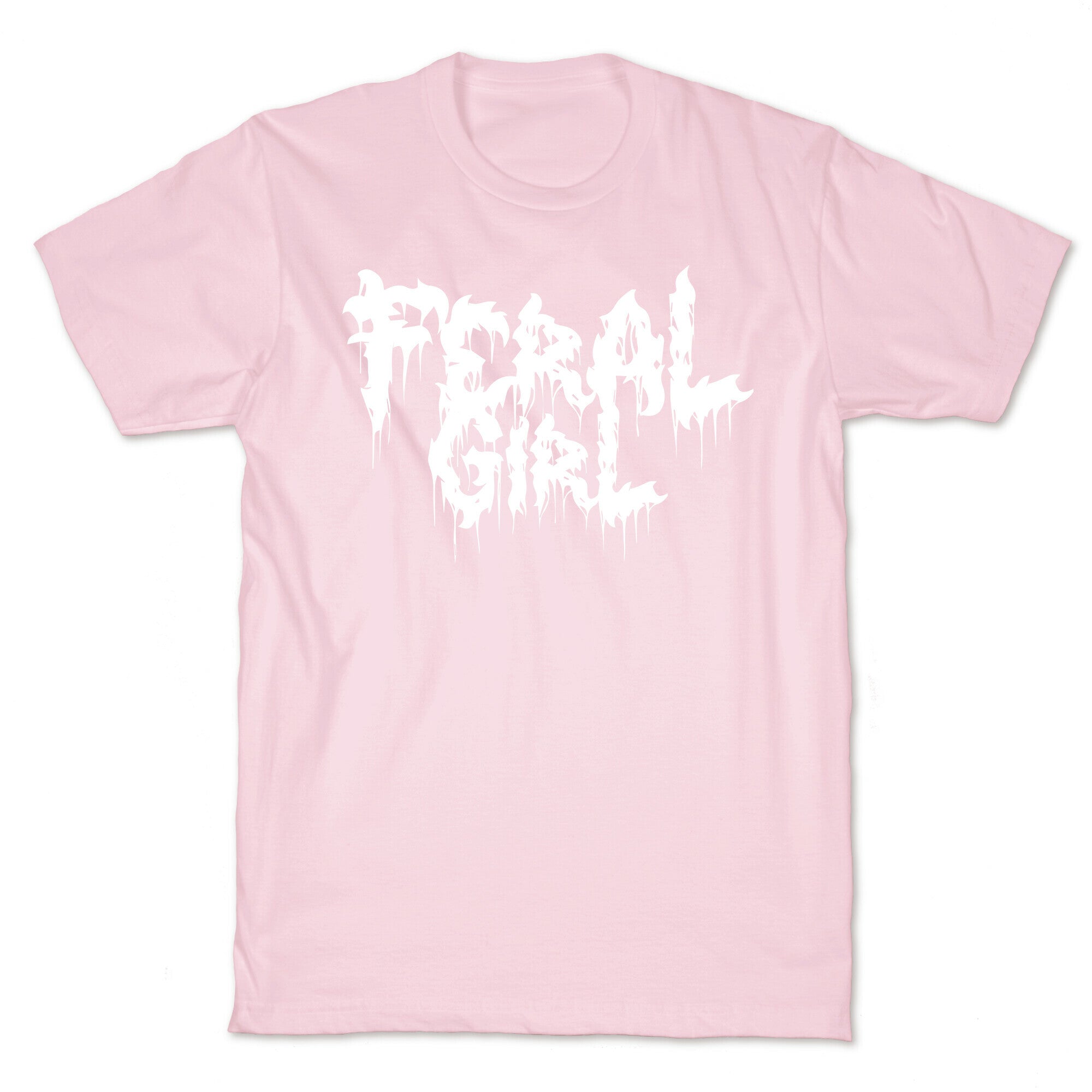Feral Girl Metal Band Parody T-Shirt