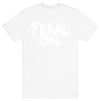 Feral Girl Metal Band Parody T-Shirt