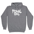 Feral Girl Metal Band Parody Hoodie