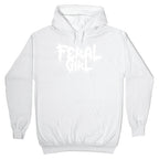 Feral Girl Metal Band Parody Hoodie