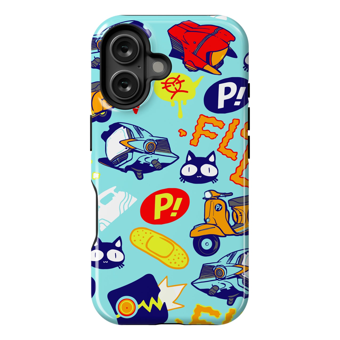 FLCL Anime Pattern Phone Case