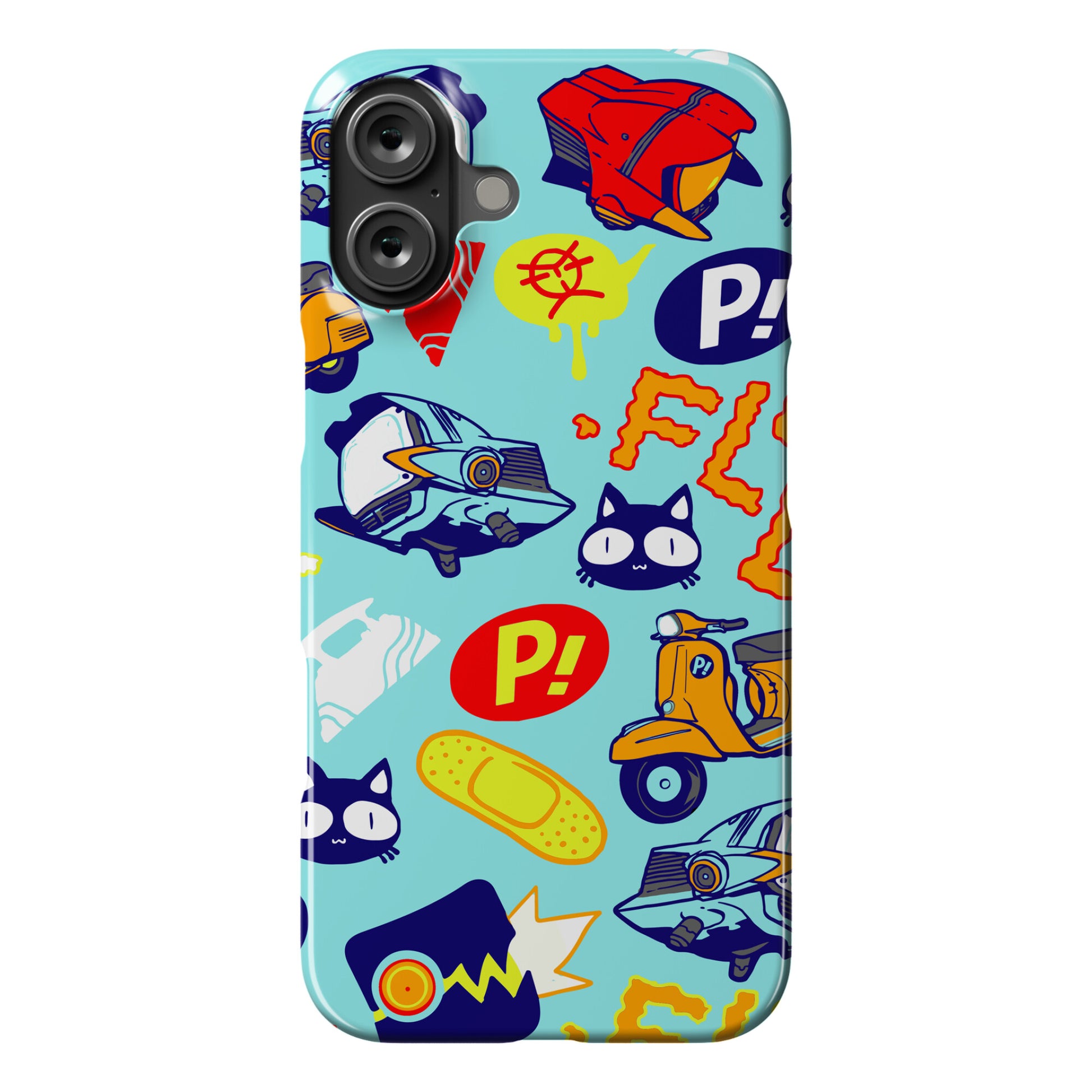 FLCL Anime Pattern Phone Case