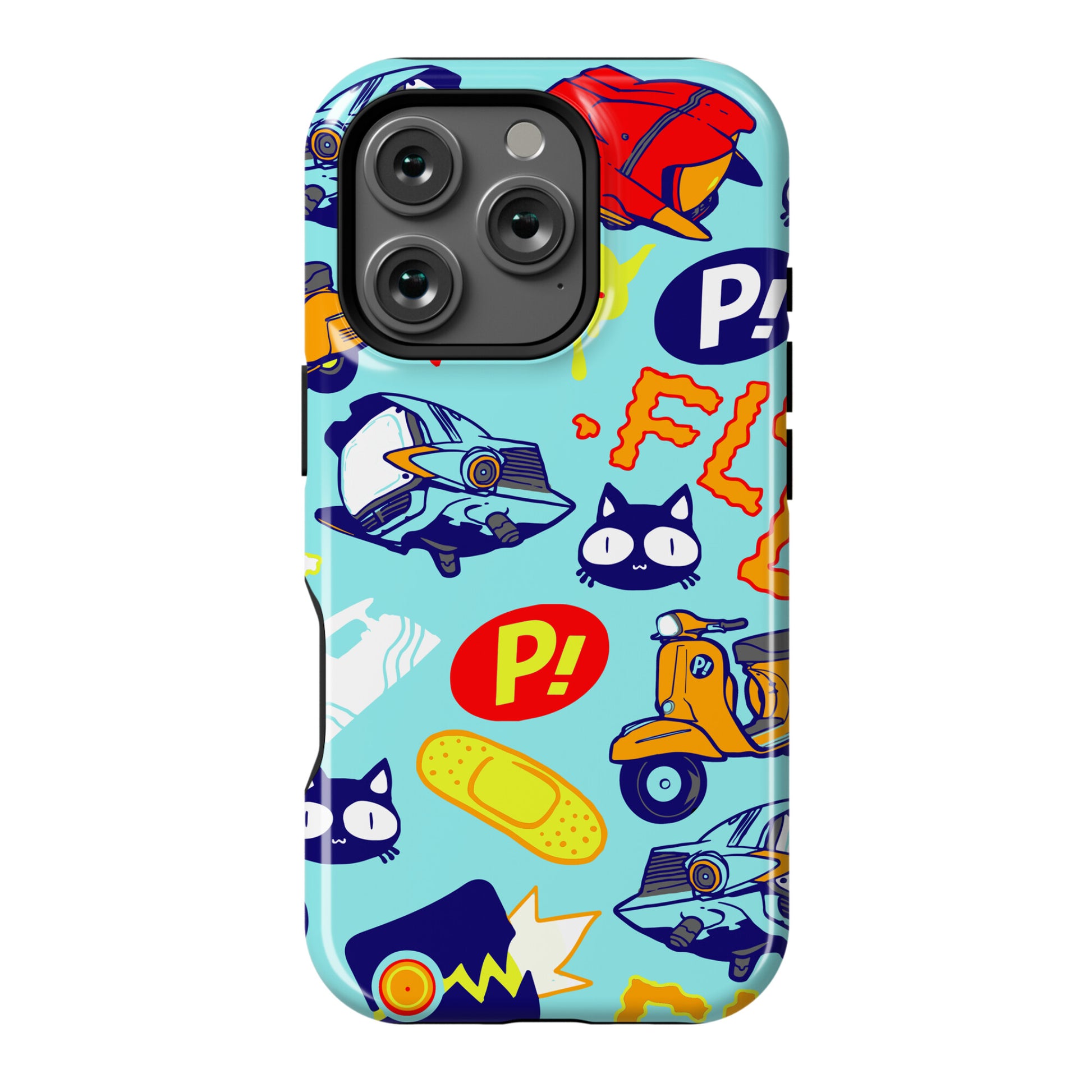 FLCL Anime Pattern Phone Case