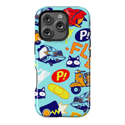 FLCL Anime Pattern Phone Case