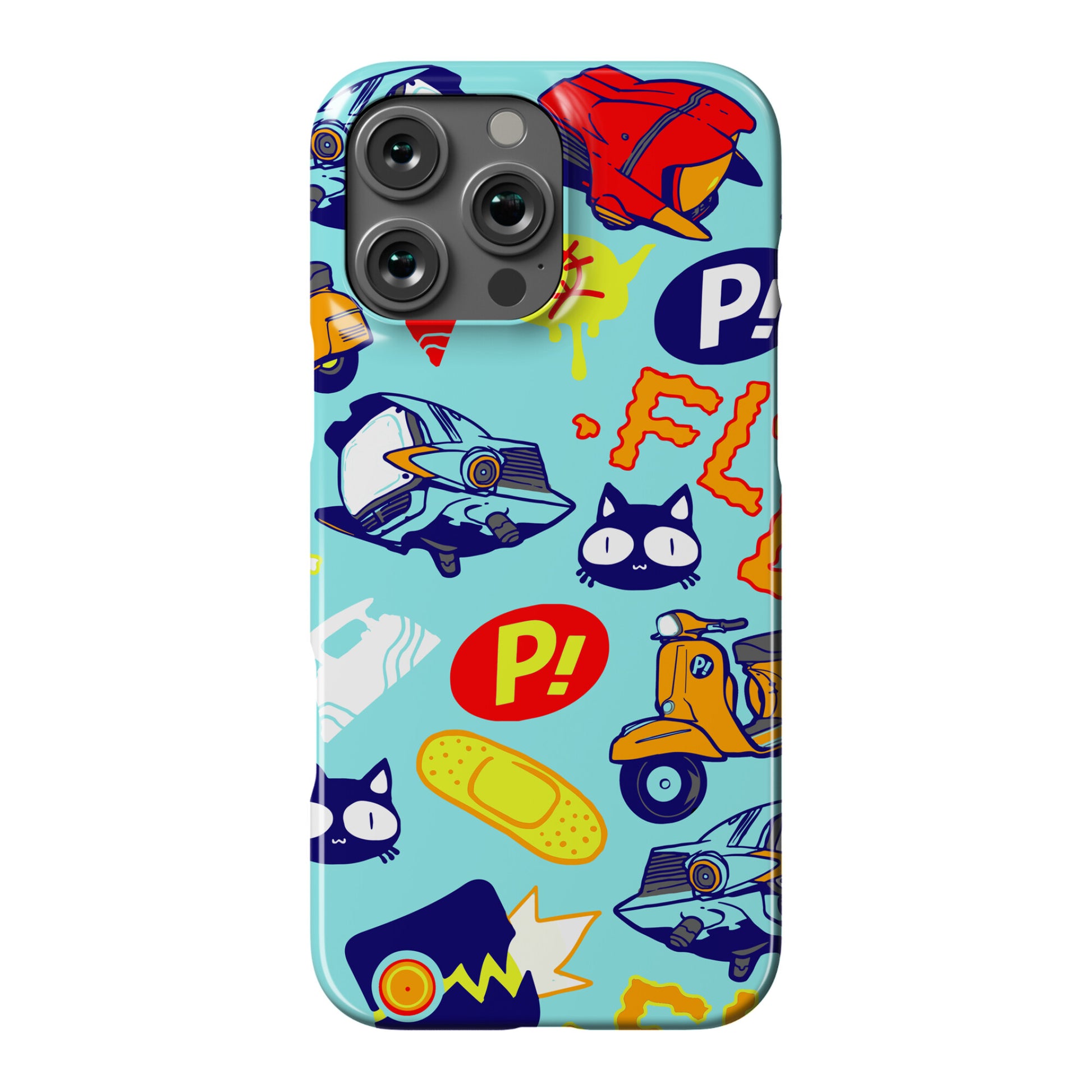 FLCL Anime Pattern Phone Case