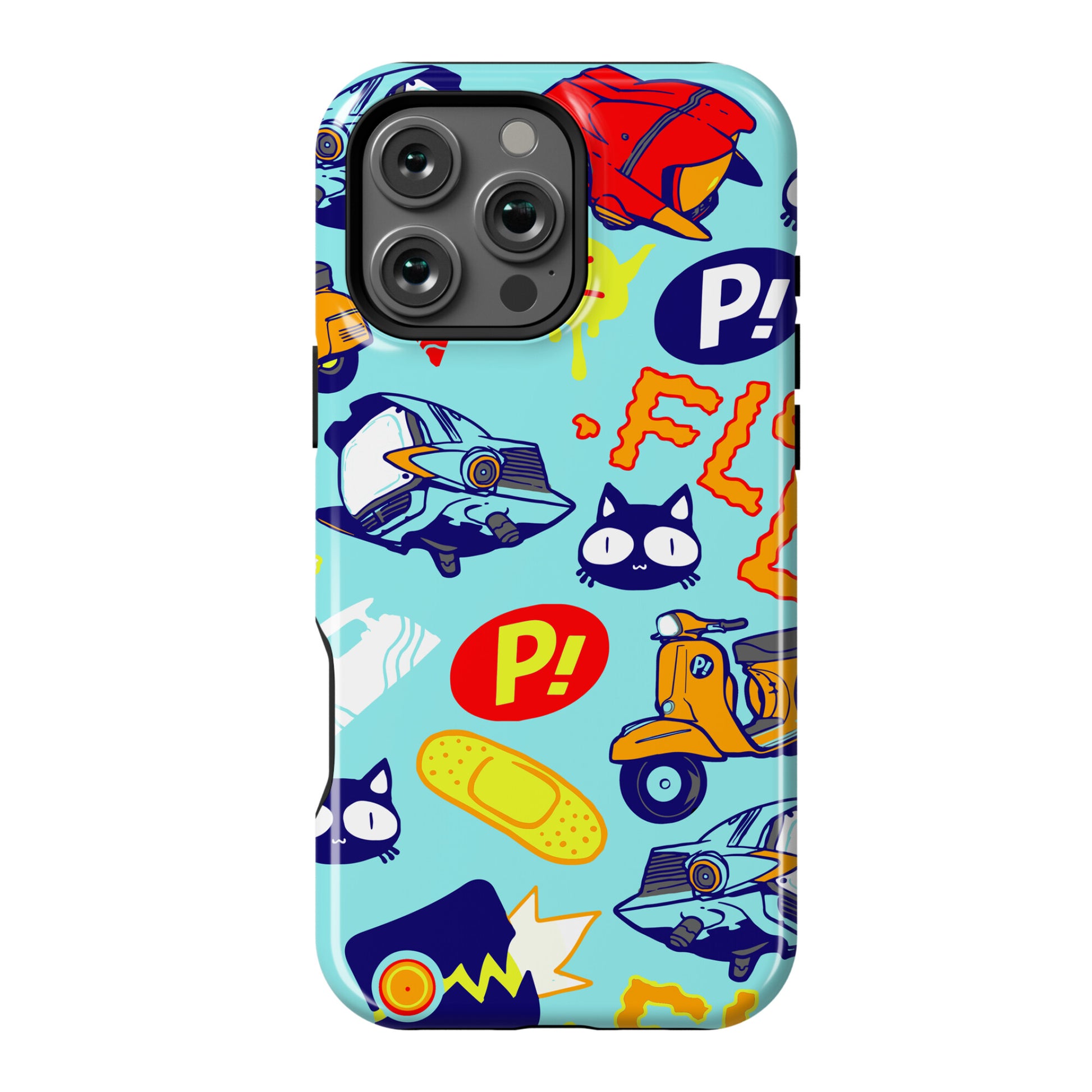 FLCL Anime Pattern Phone Case
