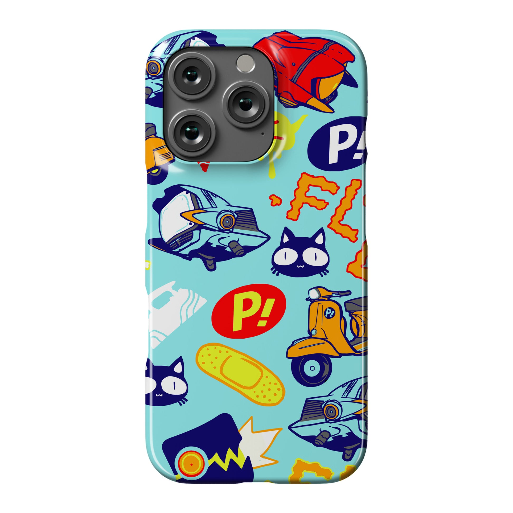 FLCL Anime Pattern Phone Case
