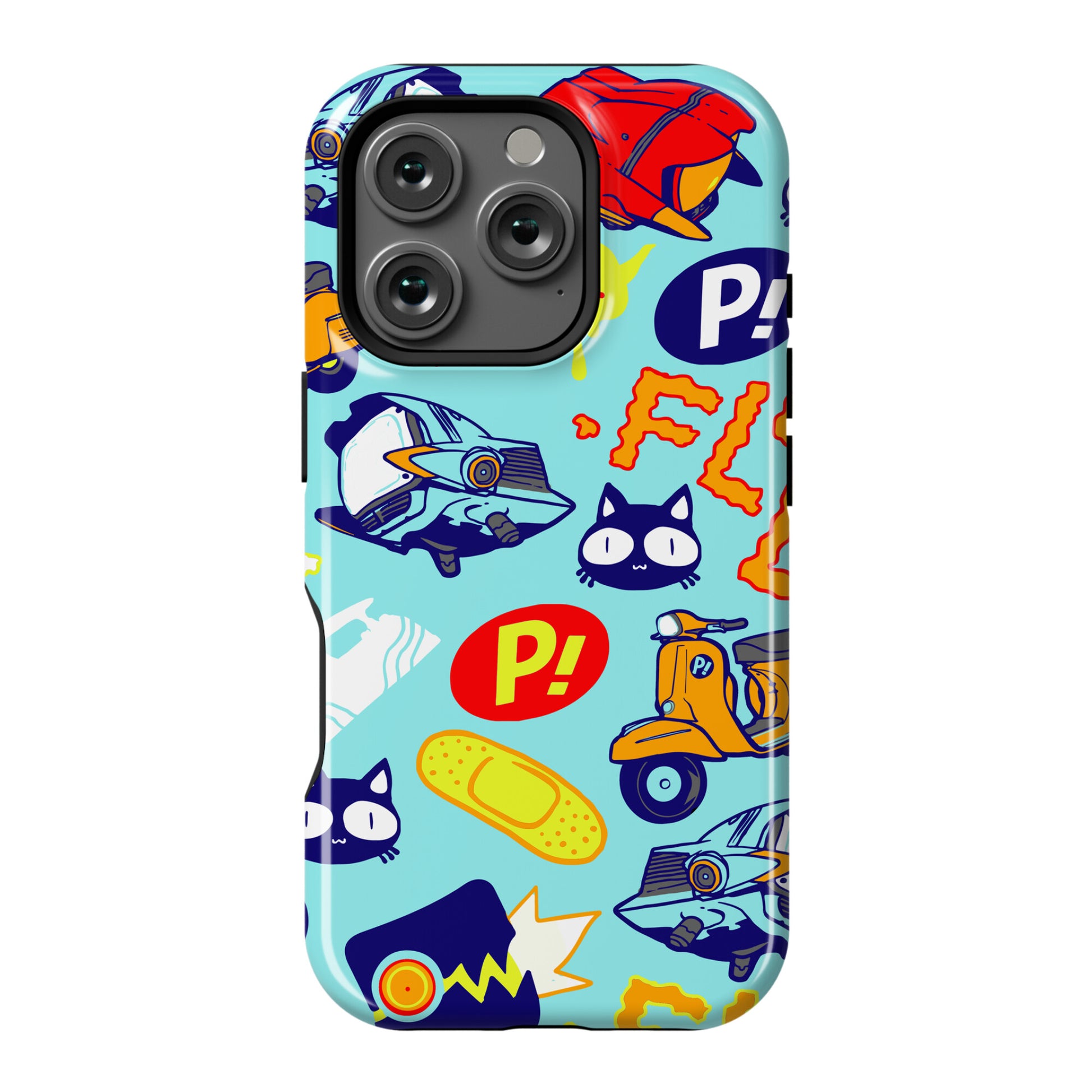 FLCL Anime Pattern Phone Case