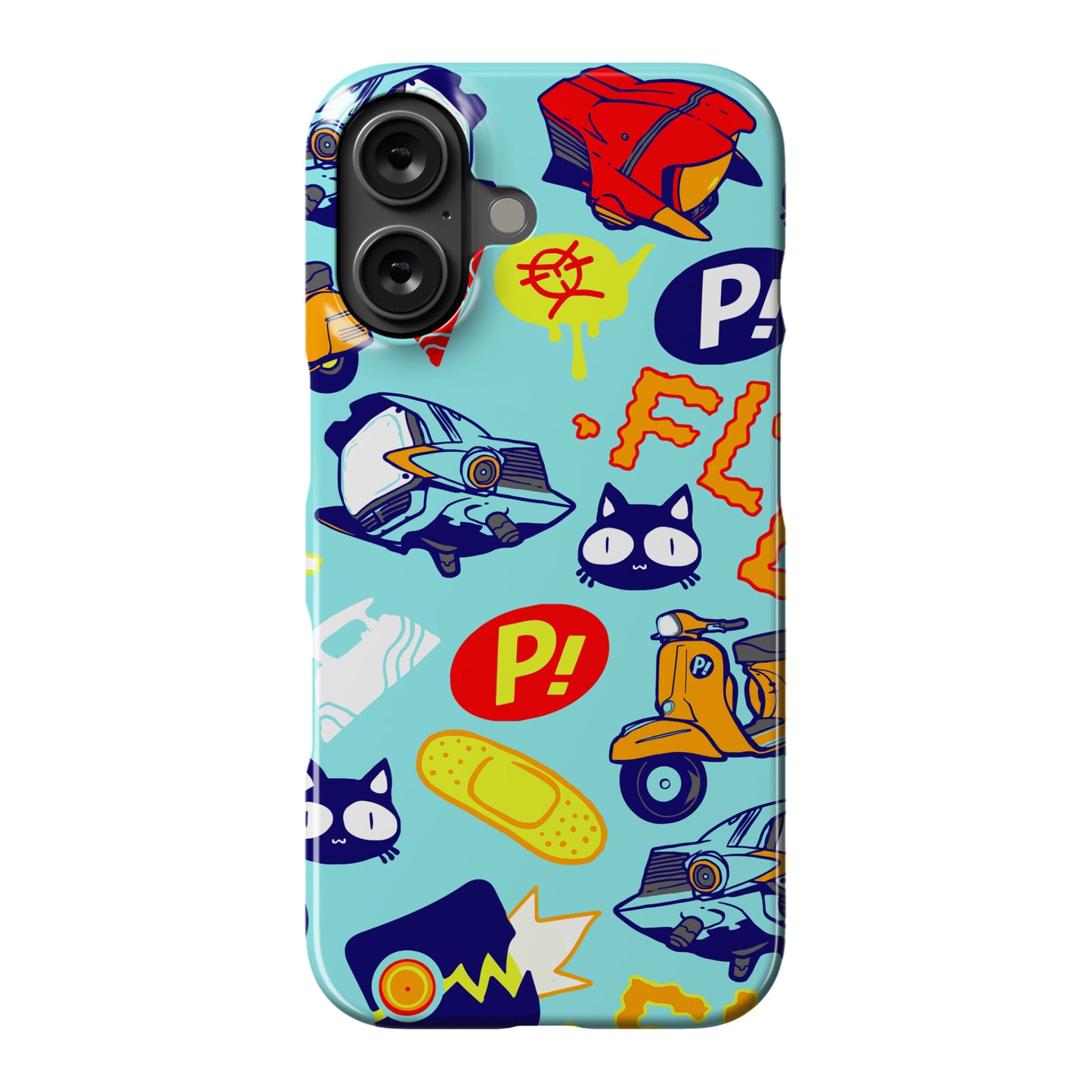 FLCL Anime Pattern Phone Case