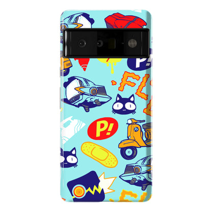 FLCL Anime Pattern Phone Case