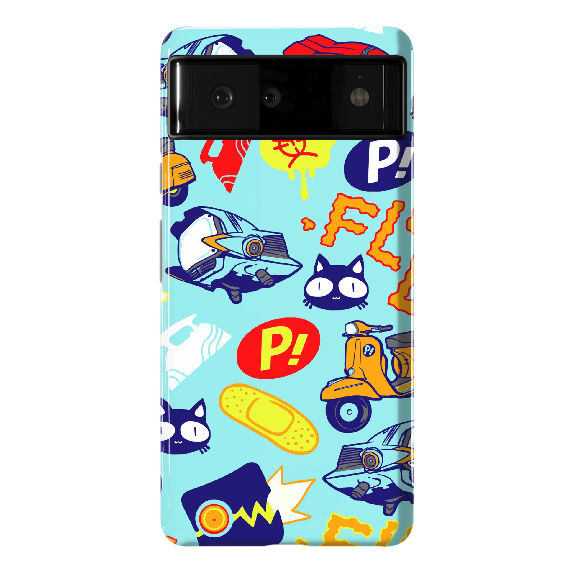 FLCL Anime Pattern Phone Case
