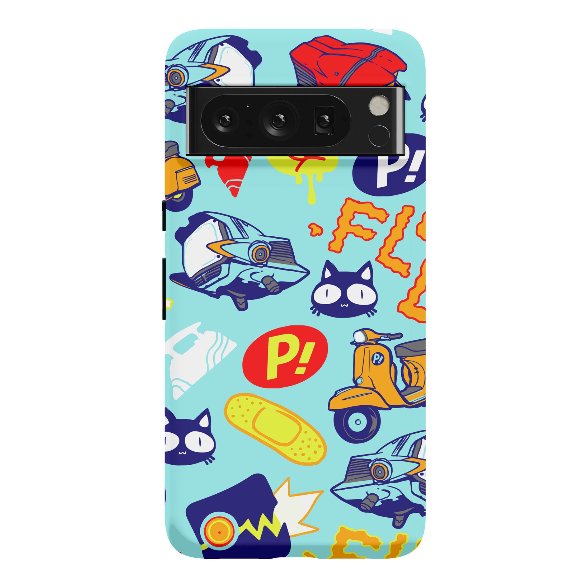 FLCL Anime Pattern Phone Case