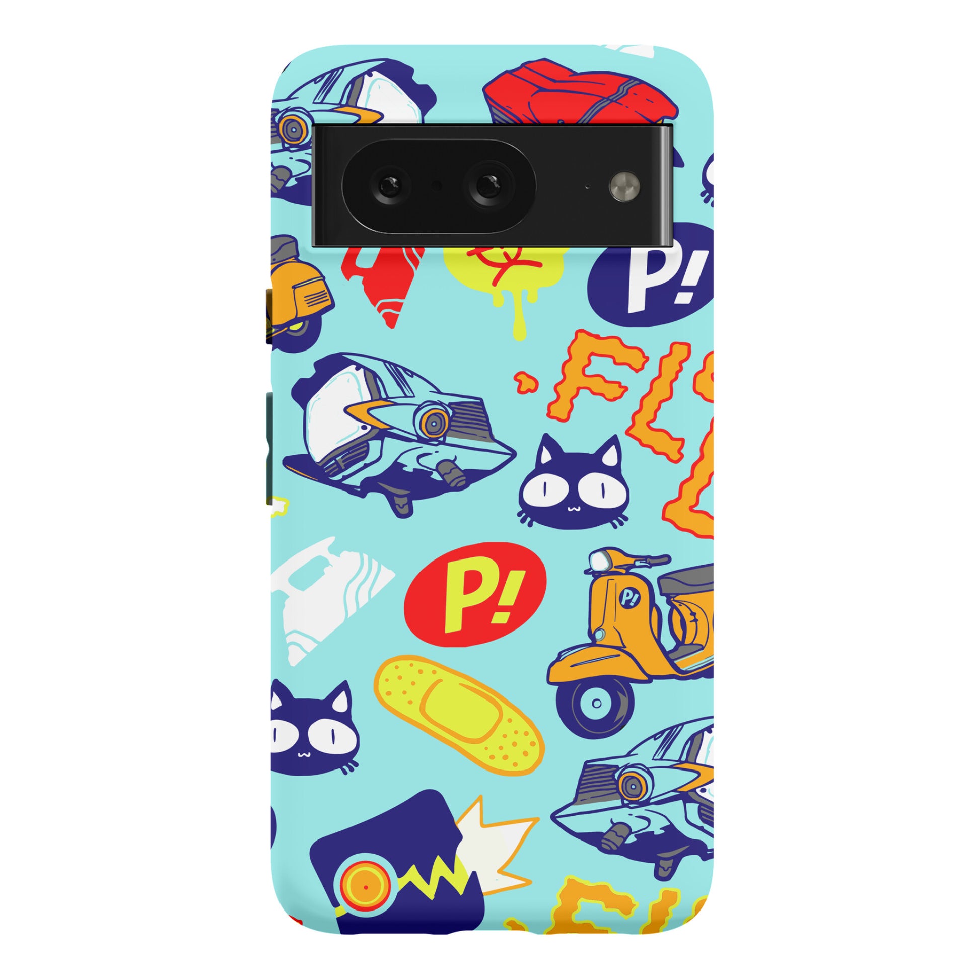 FLCL Anime Pattern Phone Case