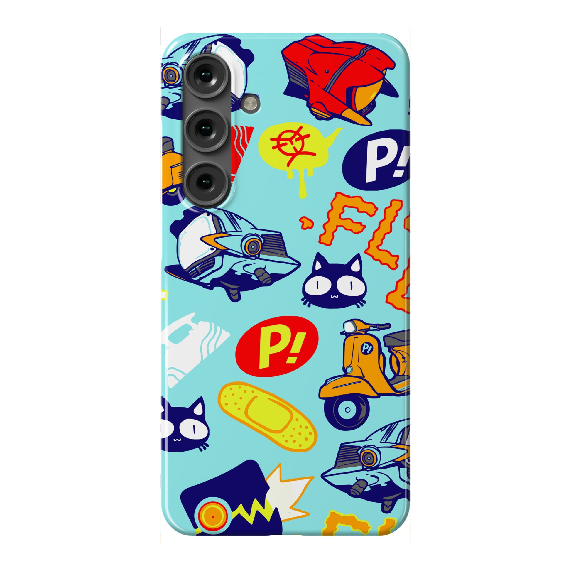 FLCL Anime Pattern Phone Case