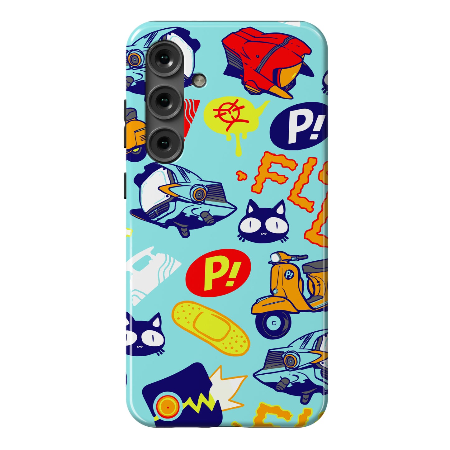 FLCL Anime Pattern Phone Case