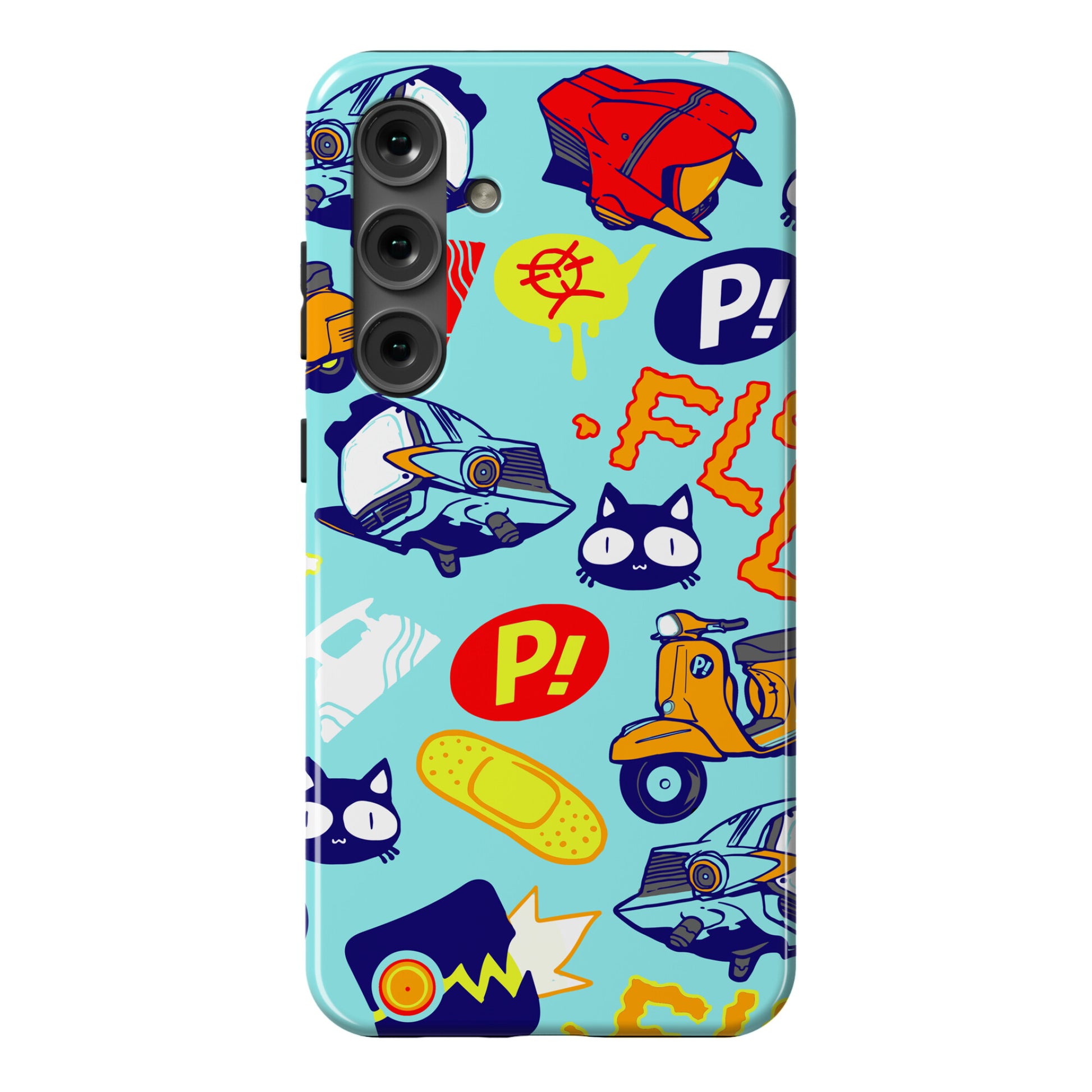 FLCL Anime Pattern Phone Case
