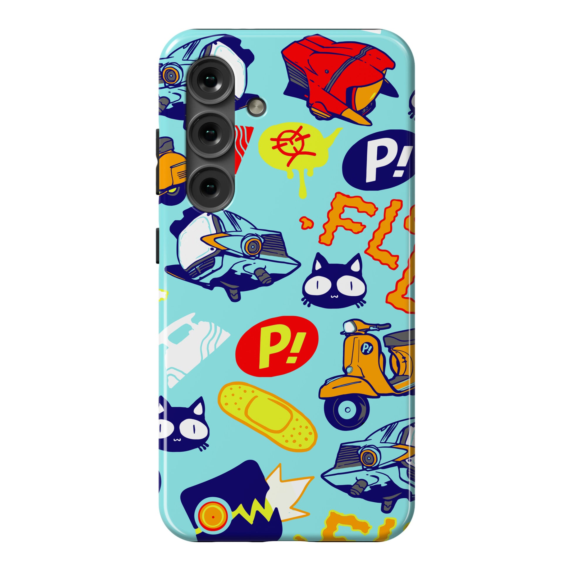 FLCL Anime Pattern Phone Case