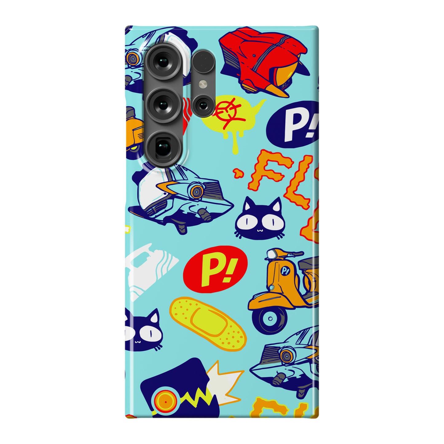 FLCL Anime Pattern Phone Case