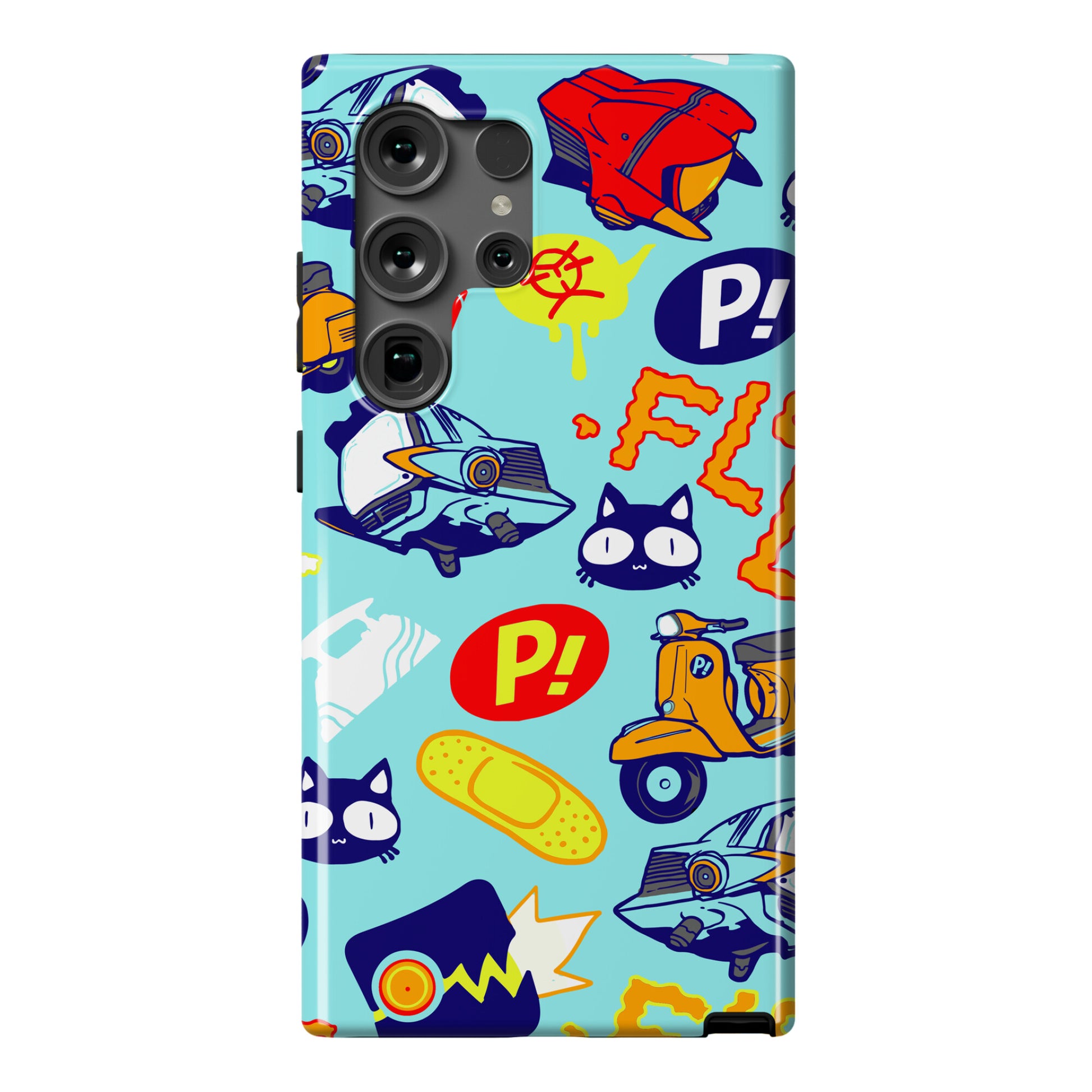 FLCL Anime Pattern Phone Case
