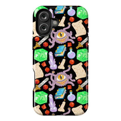 Dungeons and Dragons Hidden Peen Pattern Phone Case