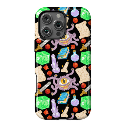 Dungeons and Dragons Hidden Peen Pattern Phone Case