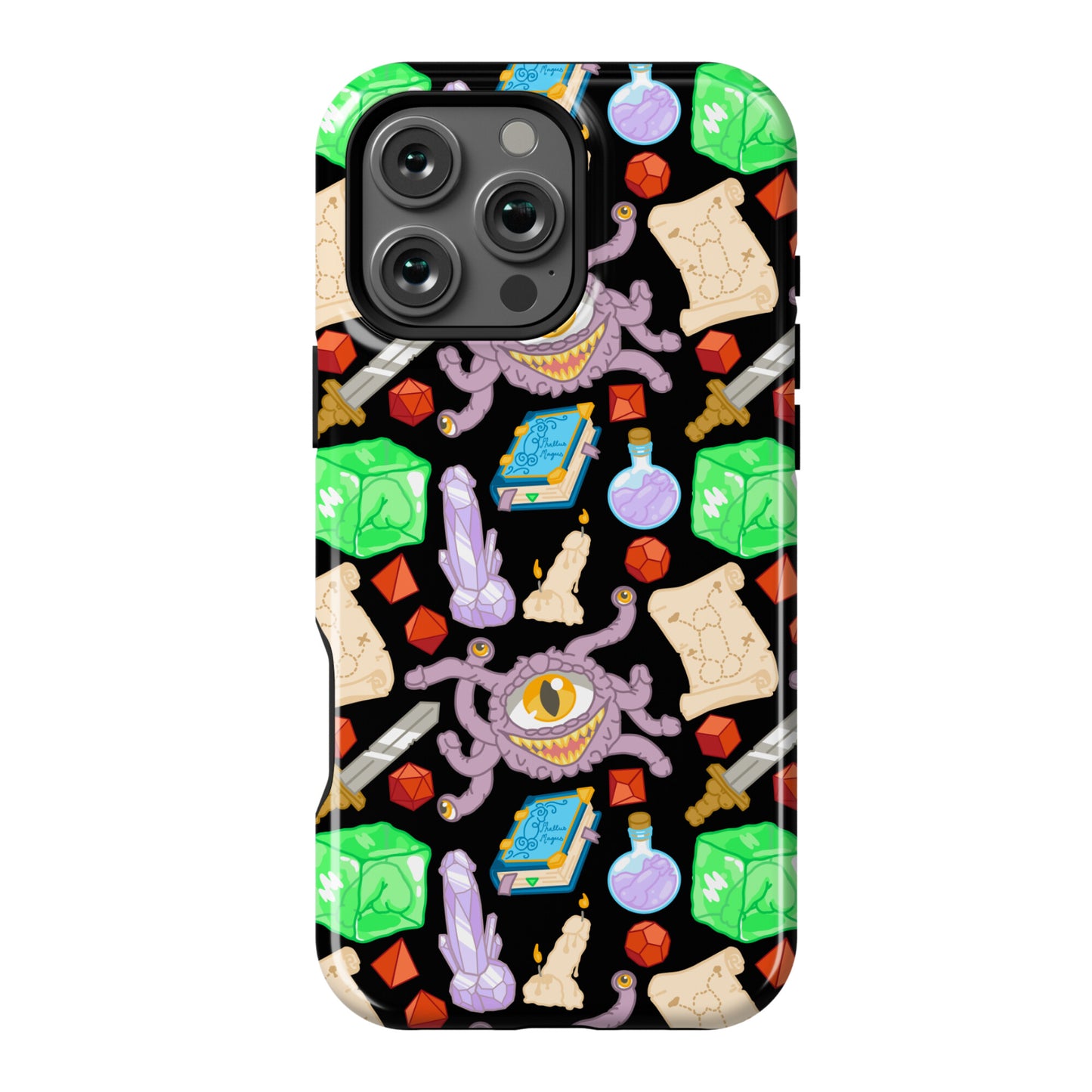 Dungeons and Dragons Hidden Peen Pattern Phone Case