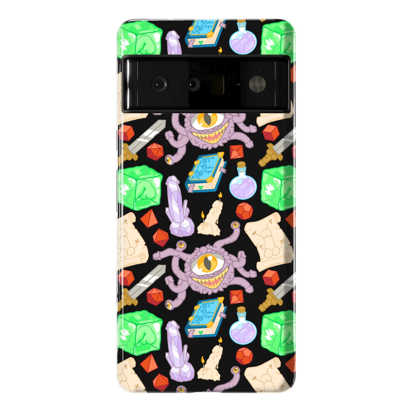 Dungeons and Dragons Hidden Peen Pattern Phone Case