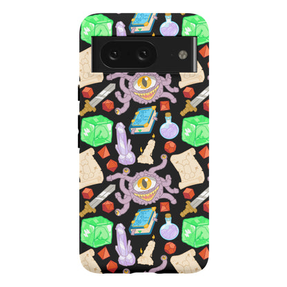 Dungeons and Dragons Hidden Peen Pattern Phone Case