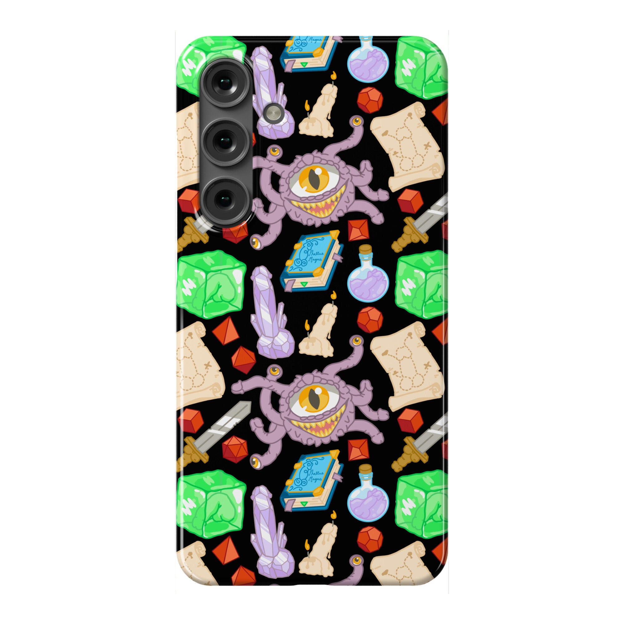 Dungeons and Dragons Hidden Peen Pattern Phone Case